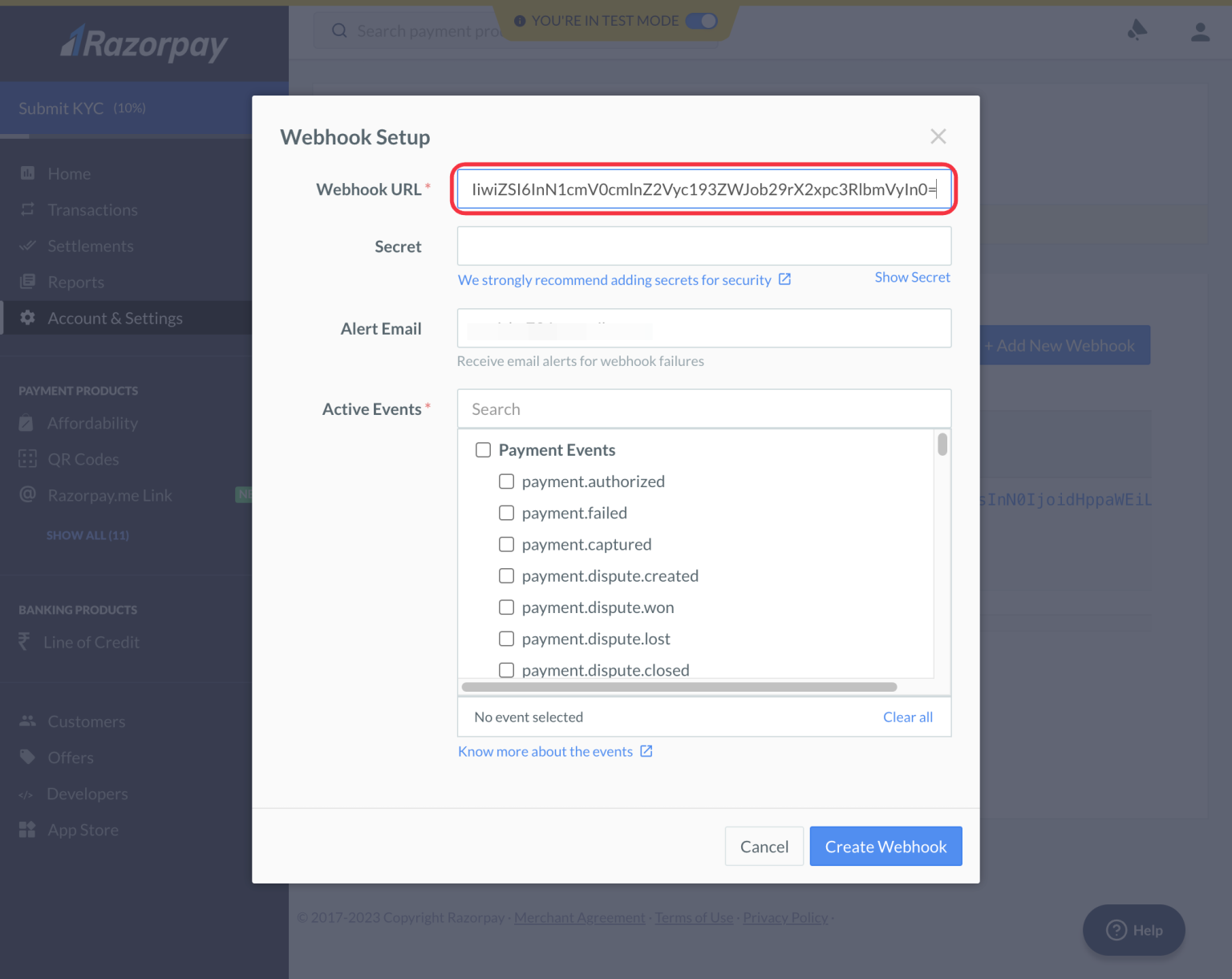 How To Set Up Webhook In RazorPay? - SureTriggers