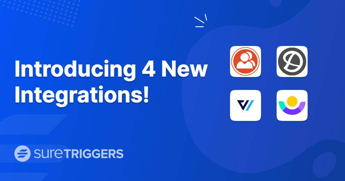 Introducing 4 New Integrations
