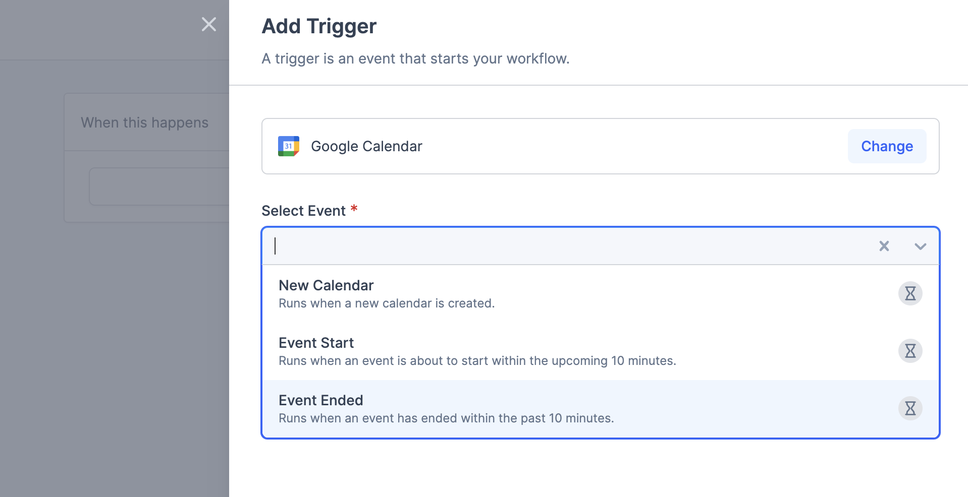 Google Calendar Triggers