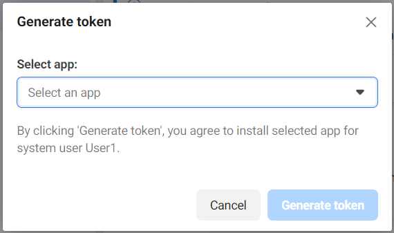 Generate New Token