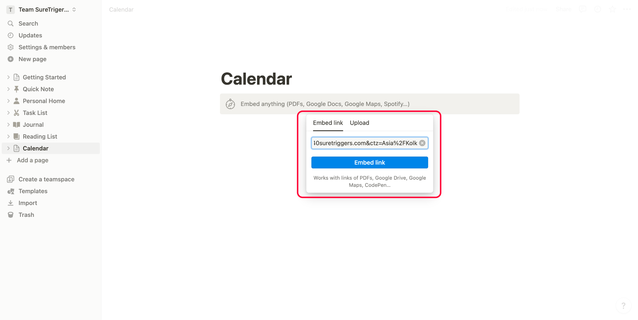 Connect Google Calendar With Notion (2 Easy Ways)